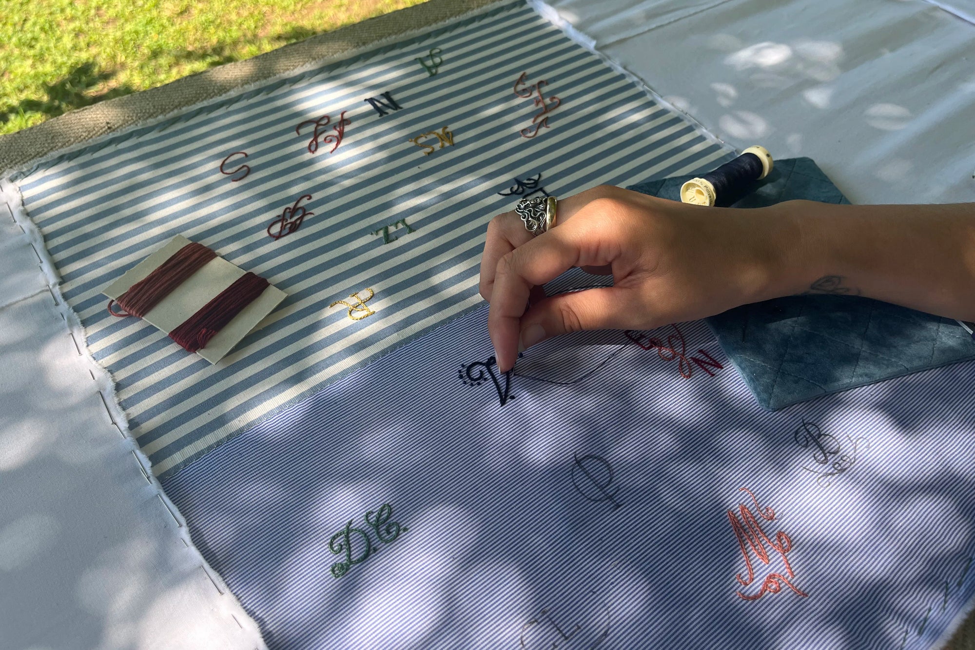 Calligraphy Embroidery Workshop – Monogram & Decorative Stitches - Touraround