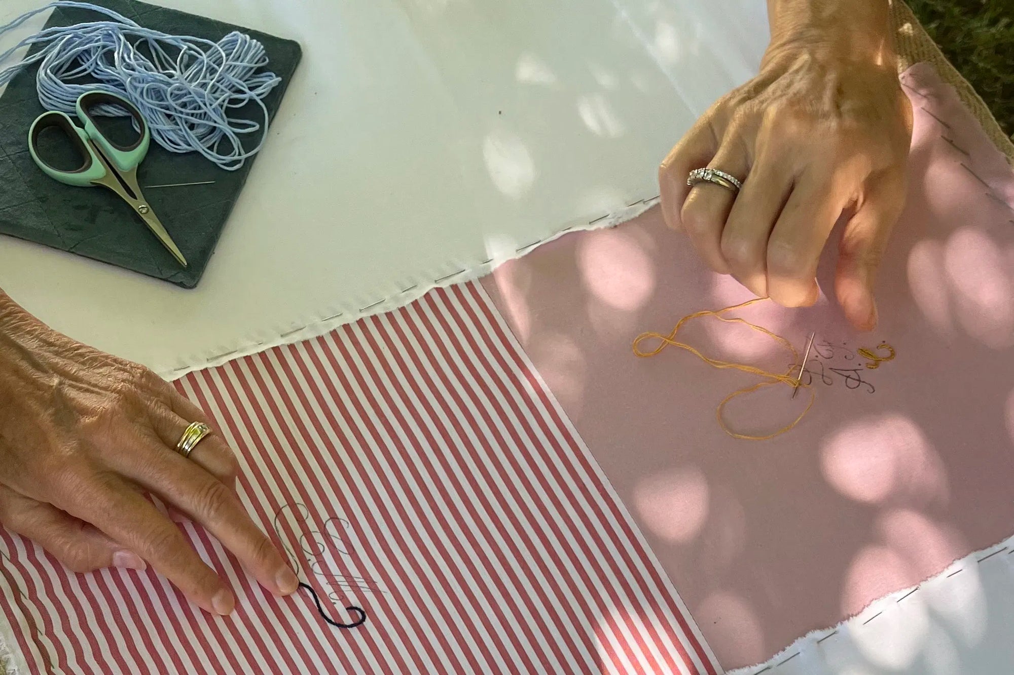 Calligraphy Embroidery Workshop – Monogram & Decorative Stitches - Touraround
