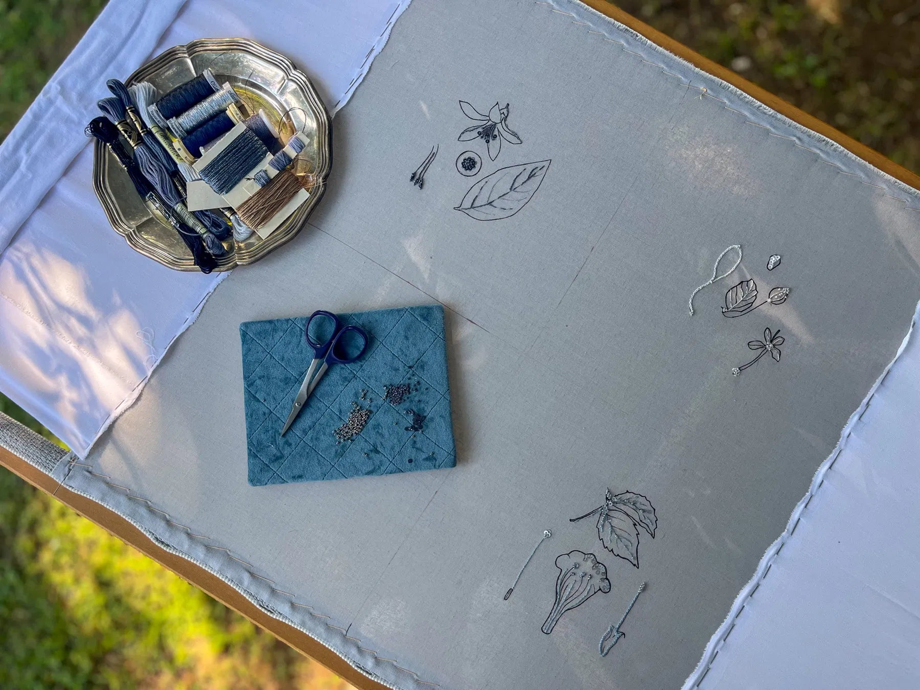 Floral Embroidery Workshop – Watercolour or Herbarium Style - Touraround
