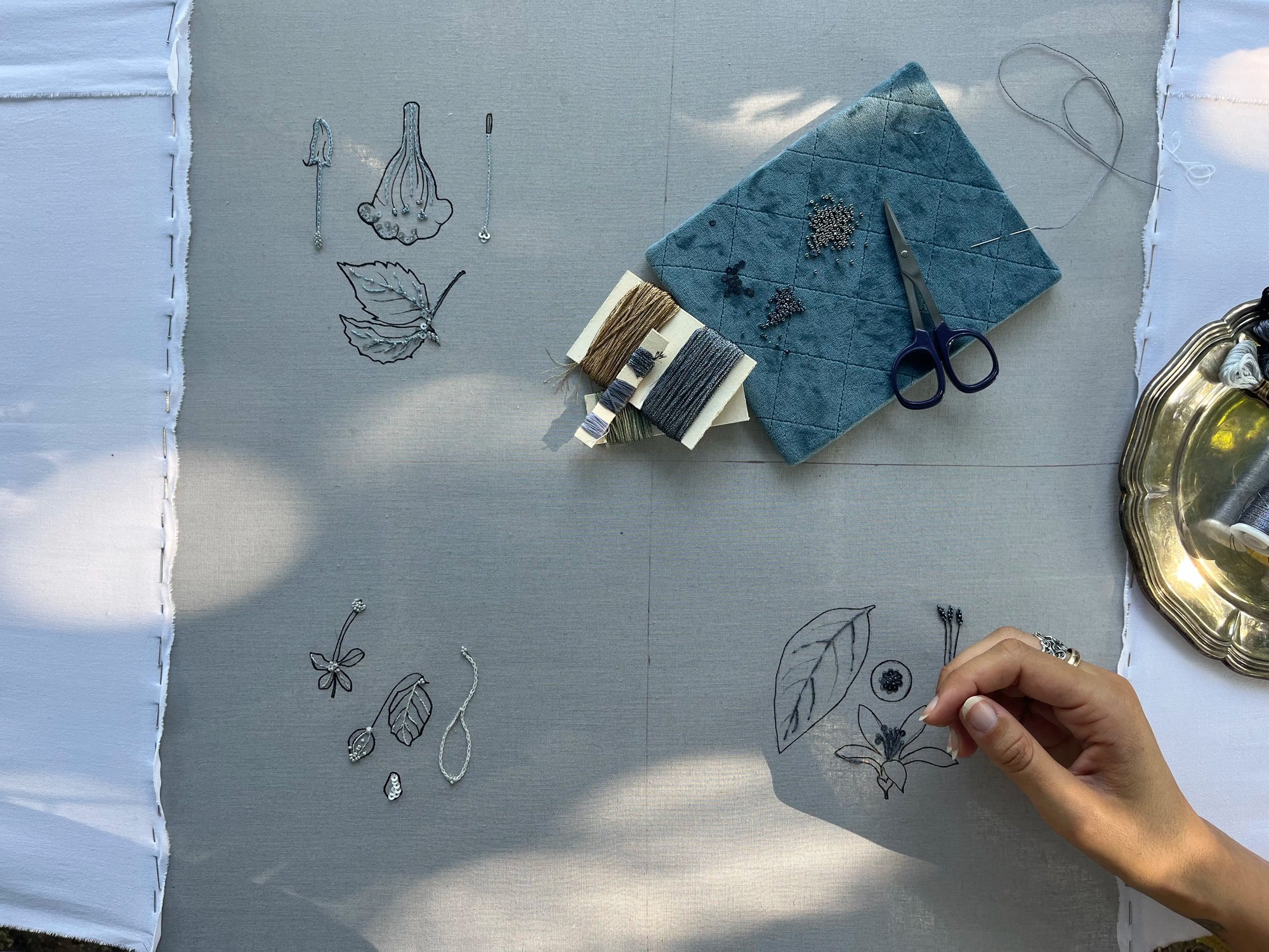 Floral Embroidery Workshop – Watercolour or Herbarium Style - Touraround