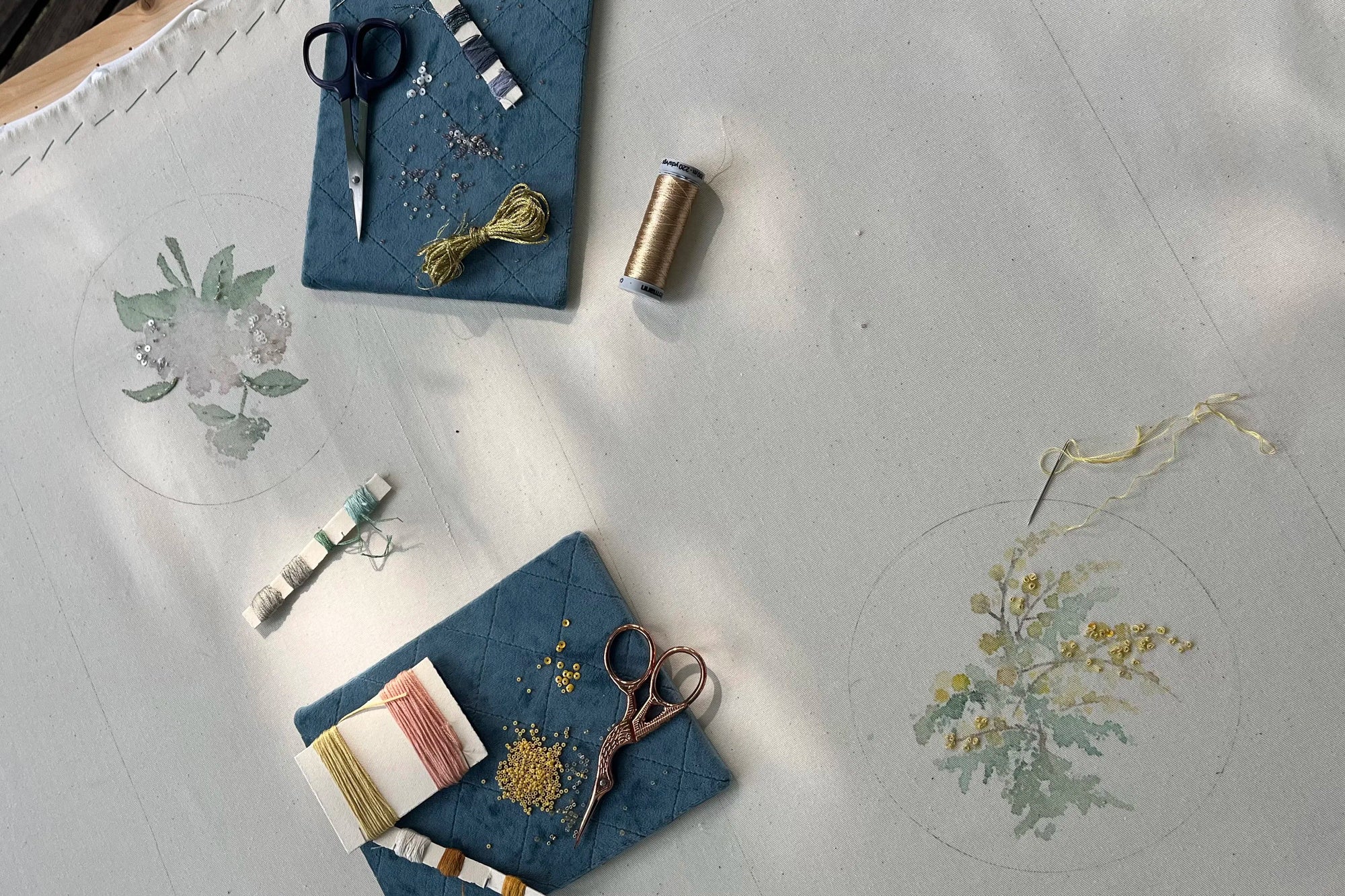 Floral Embroidery Workshop – Watercolour or Herbarium Style - Touraround